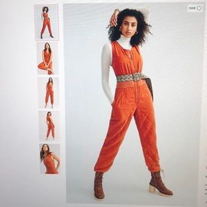 Free People Quilted Jumpsuit